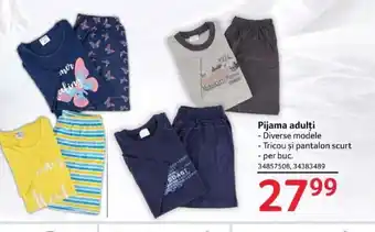 Selgros Pijama adulți Ofertă