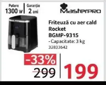 Selgros Friteuză cu aer cald Rocket BGMP-9315 Ofertă