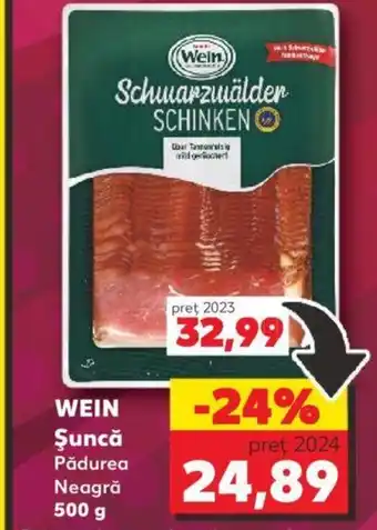 Kaufland WEIN Şuncă Pădurea Neagră Ofertă