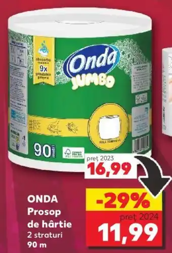 Kaufland ONDA Prosop de hârtie Ofertă