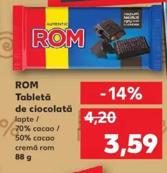 Kaufland ROM Tabletă de ciocolată Ofertă