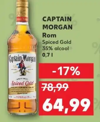 Kaufland CAPTAIN MORGAN Rom 0.7L Ofertă