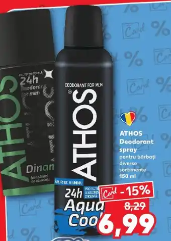 Kaufland ATHOS Deodorant spray Ofertă