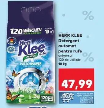 Kaufland HERR KLEE Detergent automat pentru rufe Ofertă