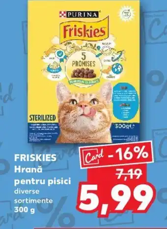 Kaufland FRISKIES Hrană pentru pisici Ofertă