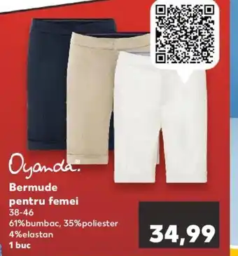 Kaufland Bermude pentru femei Ofertă