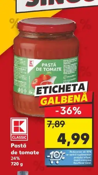 Kaufland Pastă de tomate Ofertă