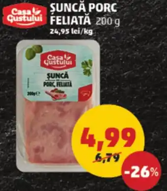 Penny SUNCĂ PORC FELIATĂ Ofertă