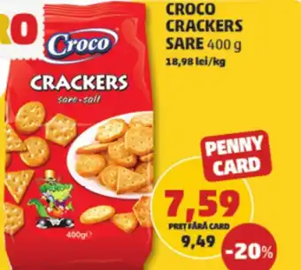 Penny CROCO CRACKERS SARE Ofertă