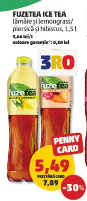 Penny FUZETEA ICE TEA 1.5L Ofertă