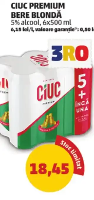 Penny CIUC PREMIUM BERE BLONDĂ Ofertă