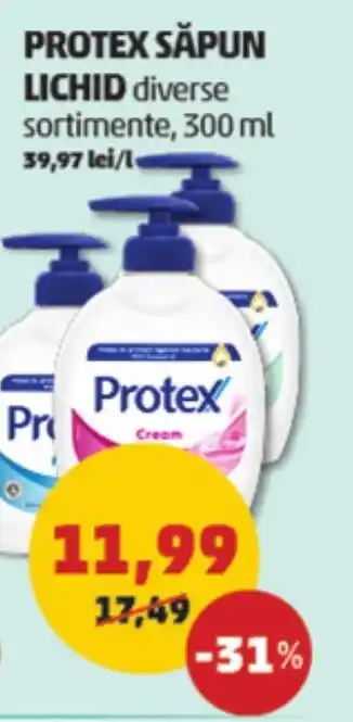 Penny PROTEX SĂPUN LICHID Ofertă