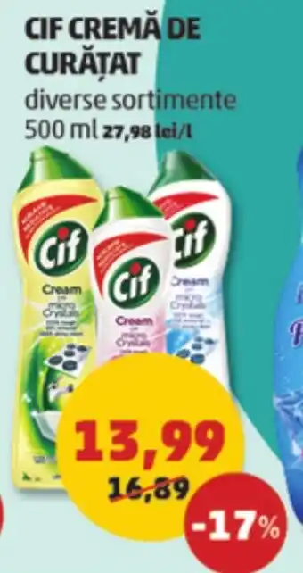 Penny CIF CREMĂ DE CURĂȚAT Ofertă