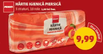 Penny HÂRTIE IGIENICĂ PIERSICĂ Ofertă