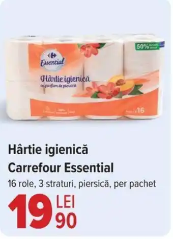 Carrefour Hârtie igienică Carrefour Essential Ofertă