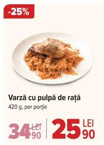 Carrefour Varză cu pulpă de rață Ofertă
