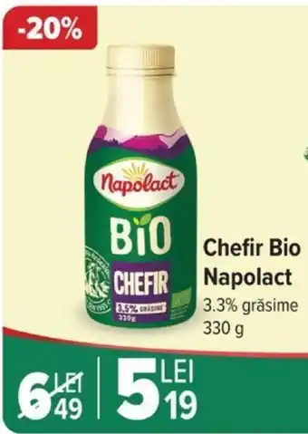 Carrefour Chefir Bio Napolact Ofertă
