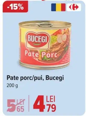 Carrefour Pate porc/pui, Bucegi Ofertă