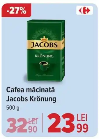 Carrefour Cafea măcinată Jacobs Krönung Ofertă
