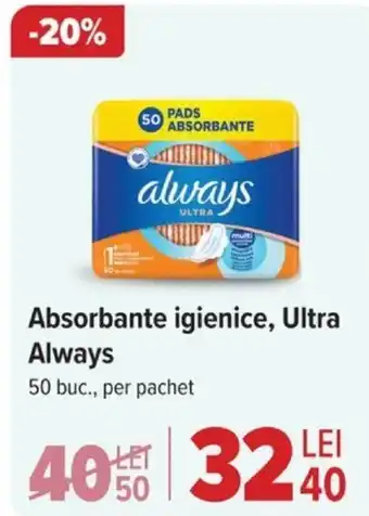 Absorbante igienice, Ultra Always