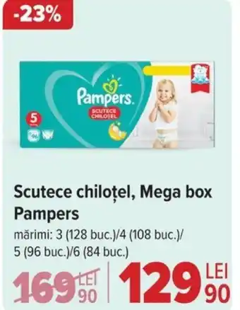 Carrefour Scutece chiloţel, Mega box Pampers Ofertă