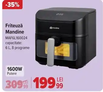 Carrefour Friteuzǎ Mandine MAF6L160024 Ofertă