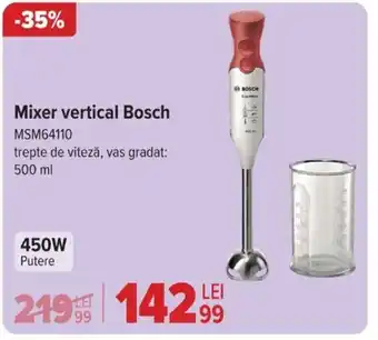 Carrefour Mixer vertical Bosch MSM64110 Ofertă