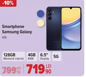 Carrefour Smartphone Samsung Galaxy A15 Ofertă