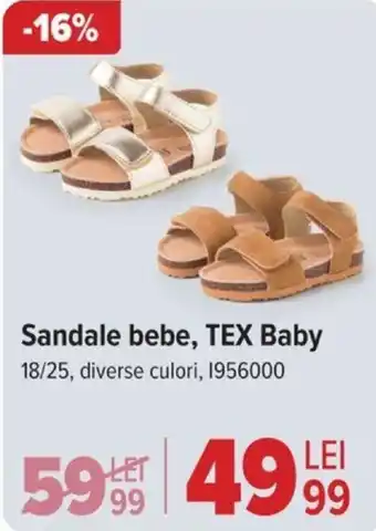 Carrefour Sandale bebe, TEX Baby Ofertă