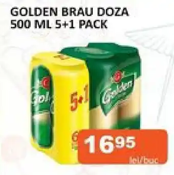 GOLDEN BRAU DOZA 500 ML 5+1 PACK