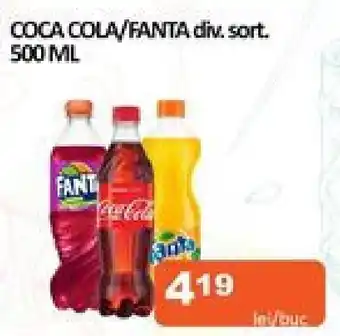 Unicarm COCA COLA/FANTA div. sort. 500 ML Ofertă