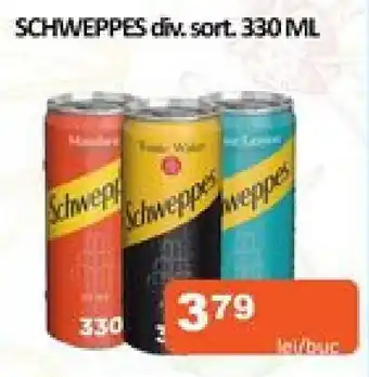 Unicarm SCHWEPPES div. sort. 330 ML Ofertă