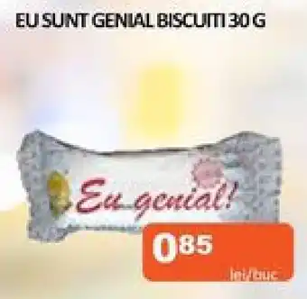 Unicarm EU SUNT GENIAL BISCUITI 30 G Ofertă