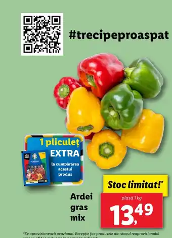 Lidl Ardei gras mix Ofertă