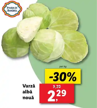 Lidl Varză albǎ nouă Ofertă