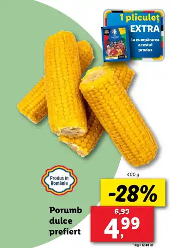 Lidl Porumb dulce prefiert Ofertă
