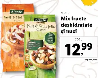 Lidl ALESTO Mix fructe deshidratate şi nuci Ofertă
