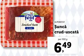 ALPENFEST Şuncă crud-uscată