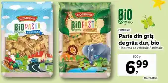 Lidl COMBINO Paste din griş de grâu dur, bio Ofertă