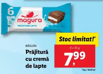 Lidl MĂGURA Prăjitură cu cremă de lapte Ofertă
