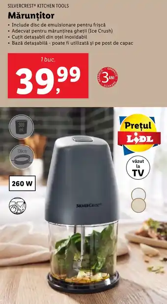 Lidl SILVERCREST® KITCHEN TOOLS Mărunţitor Ofertă