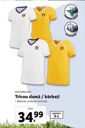 Lidl UEFA EURO 2024 Tricou damă / bărbați Ofertă