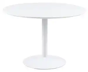 Masă rotundă Actona Ibiza, ø 110 cm, alb