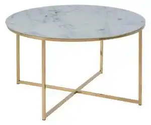 Favi Măsuță de cafea Actona Alisma Golden, ø 80 cm Ofertă