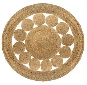 Favi Covor decorativ din iută, Ø 120 cm, rotund Ofertă