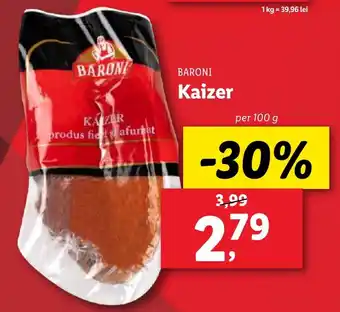 Lidl BARONI Kaizer Ofertă