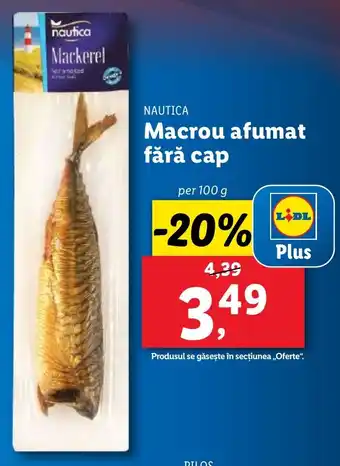 Lidl NAUTICA Macrou afumat fără cap Ofertă