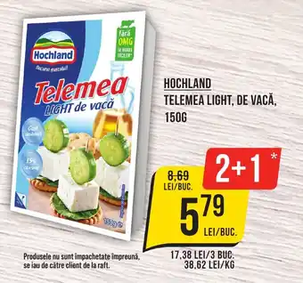 HOCHLAND TELEMEA LIGHT, DE VACĂ, 150g