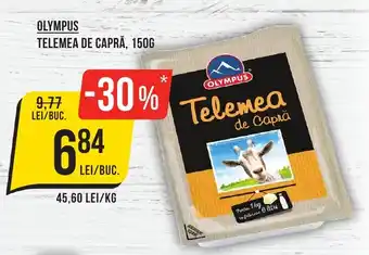 Mega Image OLYMPUS TELEMEA DE CAPRĂ, 150G Ofertă