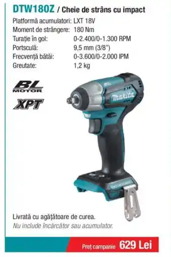 DTW180Z/ Cheie de strâns cu impact